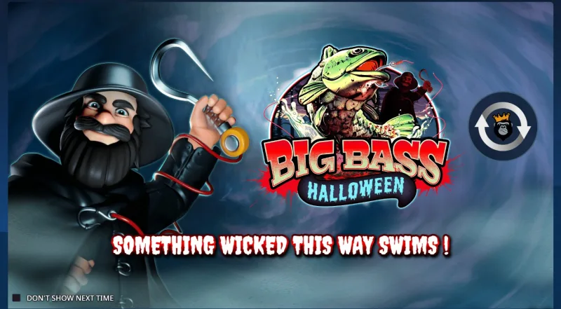 Big Bass Halloween base game – 5-reel slot with Halloween symbols