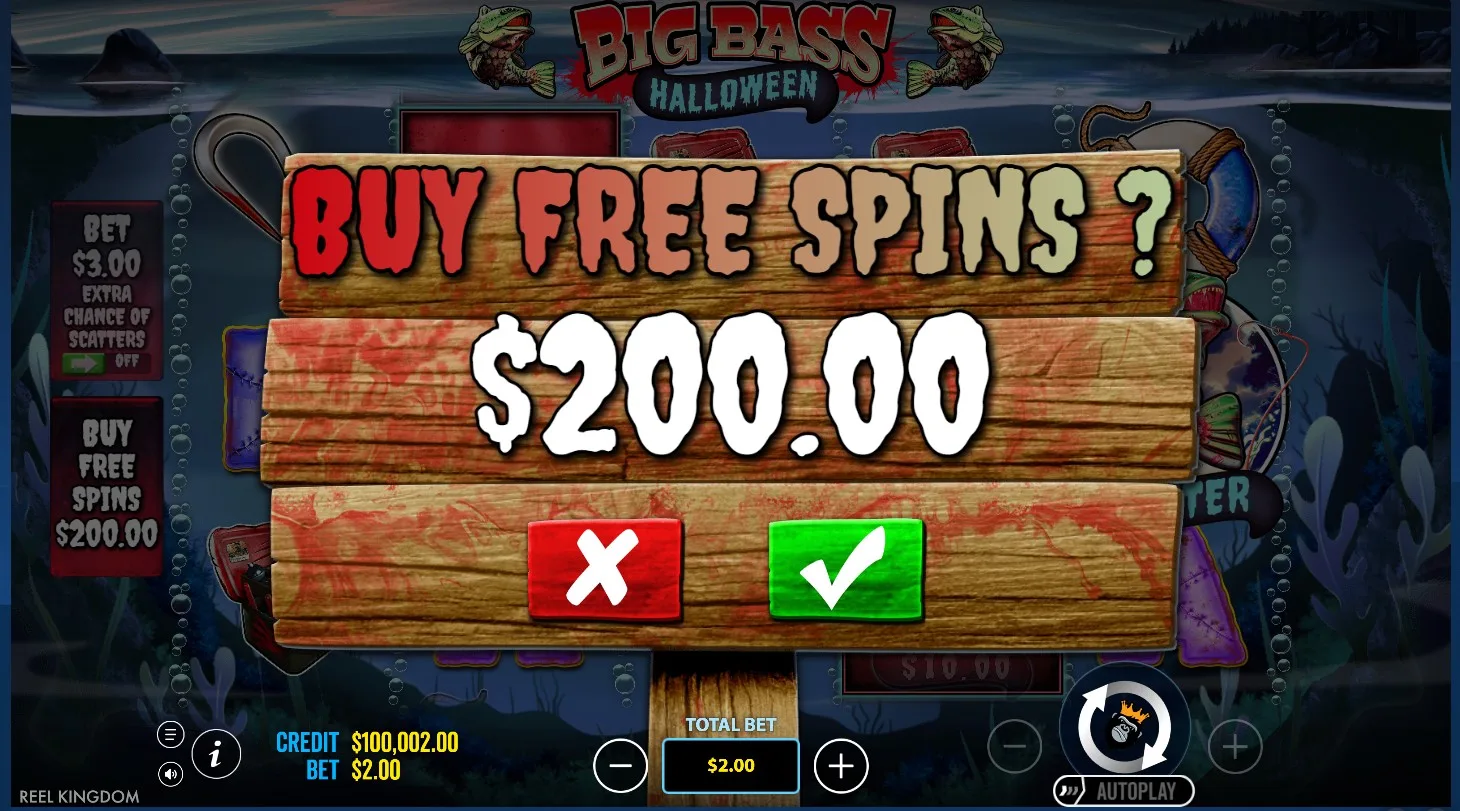 Big Bass Halloween gameplay bonus round